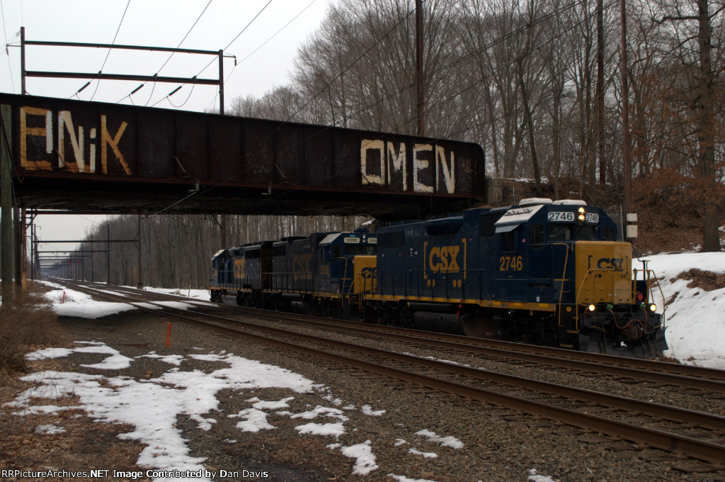 CSX GP38-2 2746 leads C964-02